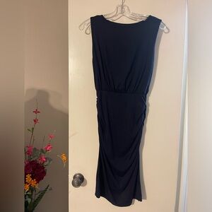 Susana Monaco Navy Blue Modal Sleeveless Dress. Brand New